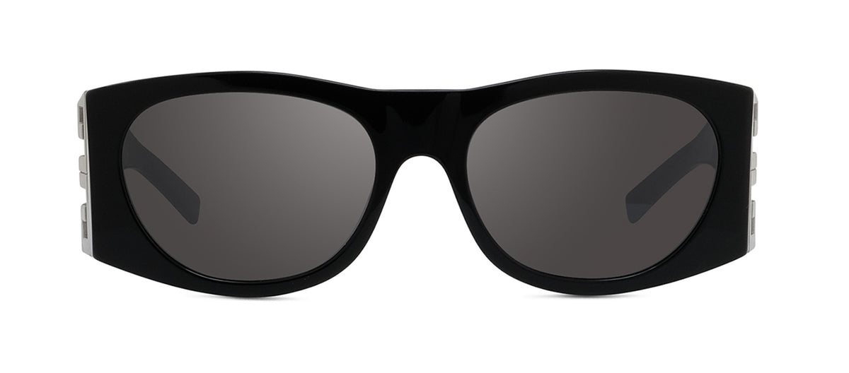 Retro Audrey Hepburn Style Polarized Fashion Sunglasses Black - Black 