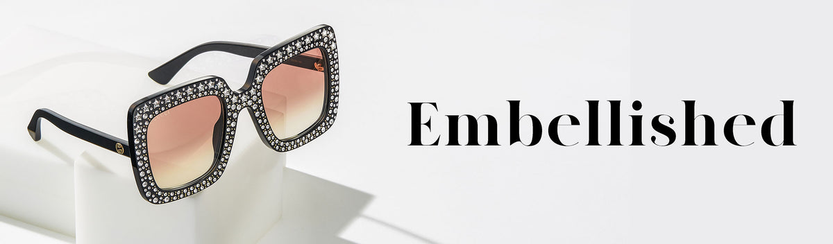 Embellished Designer Sunglasses