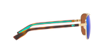 400202 - Brushed Gold / Green Mirror