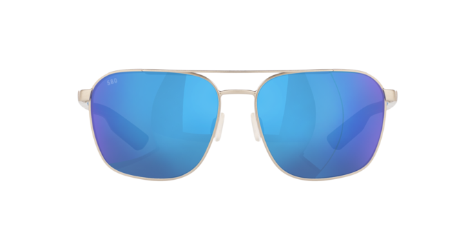 400303 - Brushed Silver / Blue Mirror