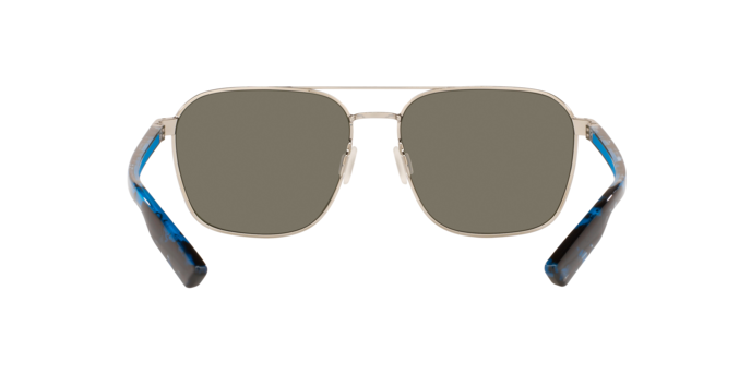 400303 - Brushed Silver / Blue Mirror