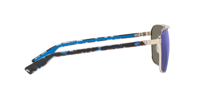 400303 - Brushed Silver / Blue Mirror