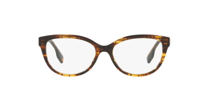 3981 - Top Check/Striped Brown / Demo Lens