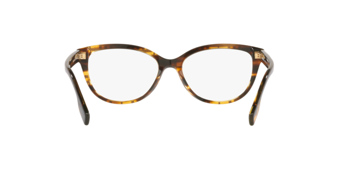 3981 - Top Check/Striped Brown / Demo Lens
