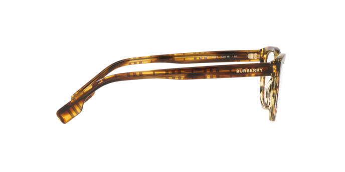 3981 - Top Check/Striped Brown / Demo Lens