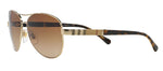 Burberry BE 3080 114513 Aviator Sunglasses