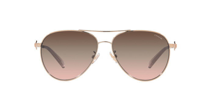 9331U8 - Shiny Rose Gold / Brown Pink Gradient
