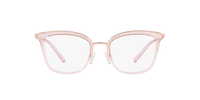 3417 - Rose Gold/Pink Transparent / Demo Lens