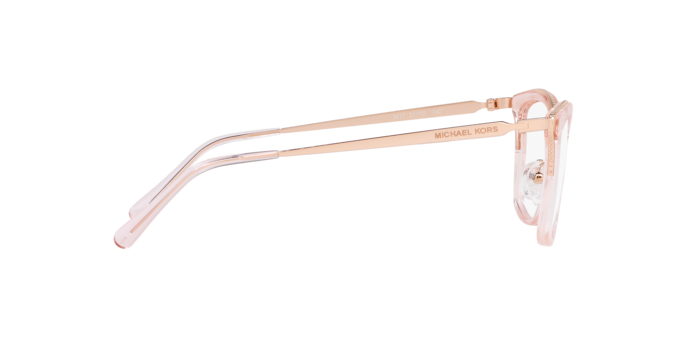 3417 - Rose Gold/Pink Transparent / Demo Lens