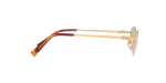 5AK04O - Gold / Clear Gradient Dark Grey