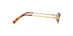 5AK04O - Gold / Clear Gradient Dark Grey