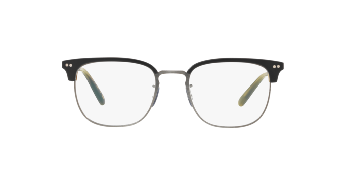 1282 - Semi-Matte Black-Olive Tortoise-Antique Pewter / Demo Lens