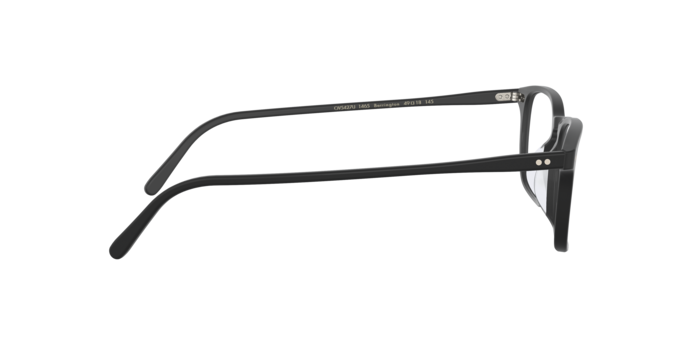 1465 - Semi-Matte Black / Demo Lens