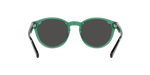 608487 - Shiny Transparent Green / Dark Grey