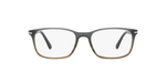 1012 - Grey Striped Green Gradient / Clear