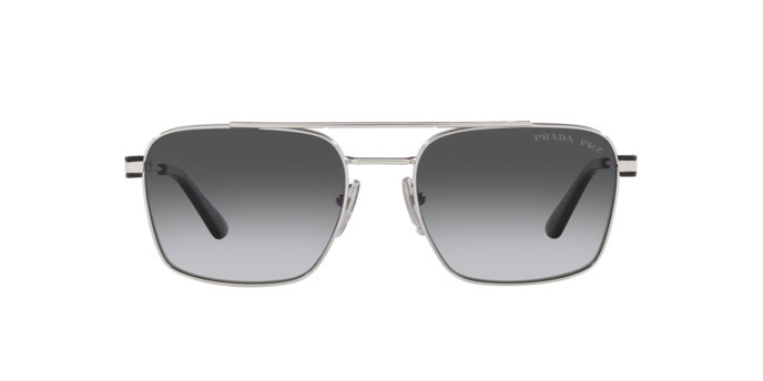 1BC5W1 - Silver / Polarized Grey Gradient