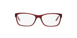 1081 - Shiny Transparent Red On Crystal / Demo Lens