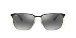 187/88 - Black On Gold / Grey Gradient Mirror