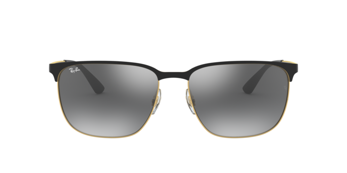 187/88 - Black On Gold / Grey Gradient Mirror
