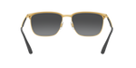 187/88 - Black On Gold / Grey Gradient Mirror