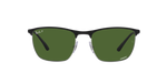 9144P1 - Black On Silver / Dark Green Polarized+