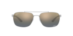 003/J0 - Silver / Blue & Gold Polarized+