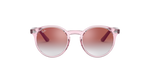7052V0 - Transparent Pink / Clear Gradient Red Mirror Red