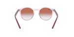 7052V0 - Transparent Pink / Clear Gradient Red Mirror Red