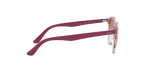 7052V0 - Transparent Pink / Clear Gradient Red Mirror Red