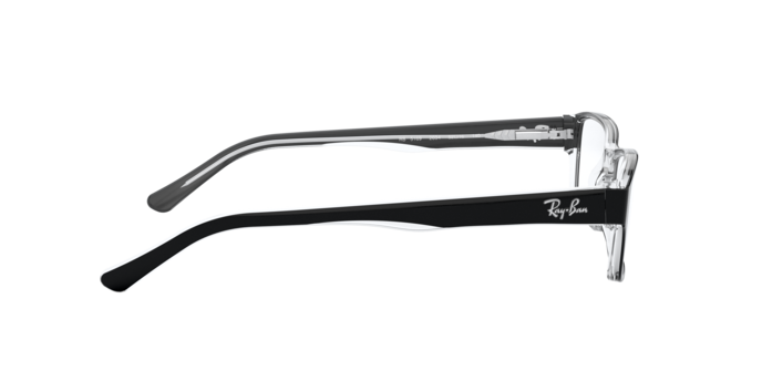 2034 - Black On Transparent / Clear