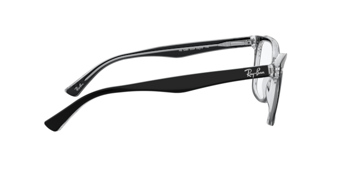 2034 - Black On Transparent / Clear