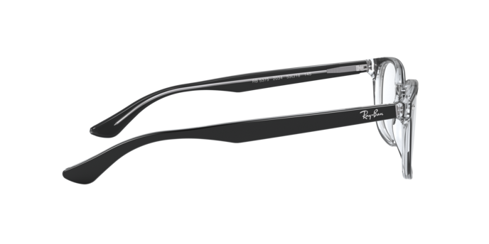 2034 - Black On Transparent / Clear