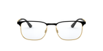 2890 - Black On Gold / Clear