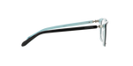 8193 - Black On Tiffany Blue Striped / Demo Lens