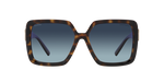 80154U - Havana / Azure Gradient Dark Blue Polarized