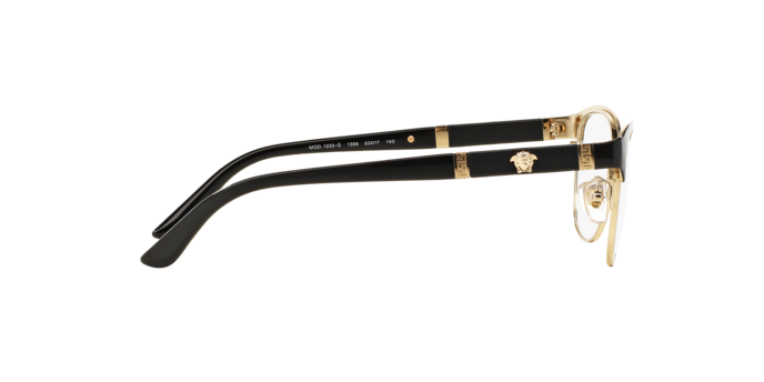 1366 - Black/Pale Gold / Demo Lens