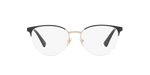 1252 - Black/Pale Gold / Demo Lens