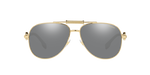 1002Z3 - Gold / Polarized Grey Mirror Silver