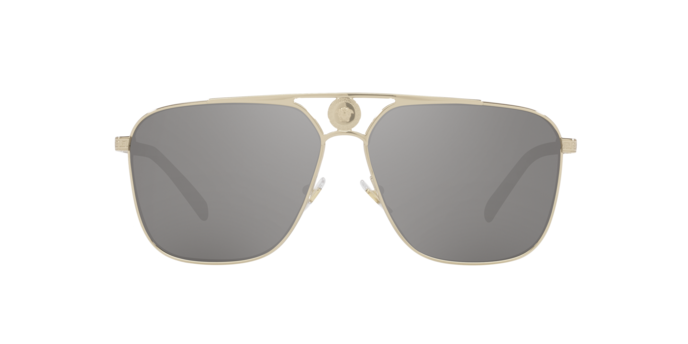 12526G - Pale Gold / Light Grey Mirror Silver
