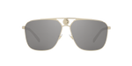 12526G - Pale Gold / Light Grey Mirror Silver