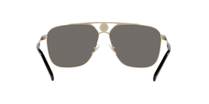 12526G - Pale Gold / Light Grey Mirror Silver
