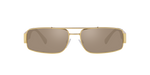 10025A - Gold / Light Brown Mirror Dark Gold