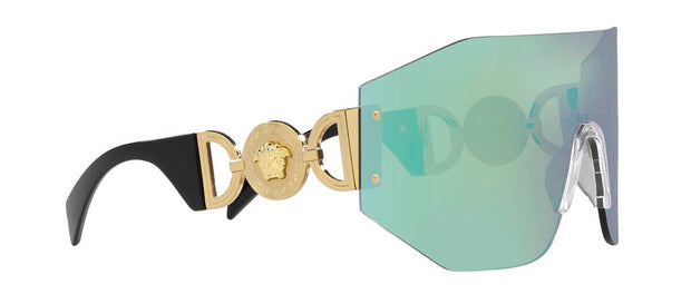 Versace 0VE2258 1002MA Shield Sunglasses
