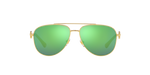 10023R - Gold / Light Green Mirror Green