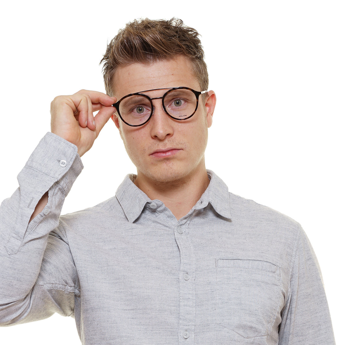 Brown/Demo glasses