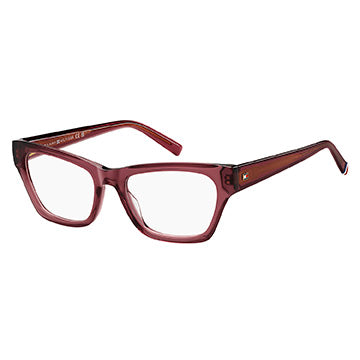 Burgundy/Demo glasses