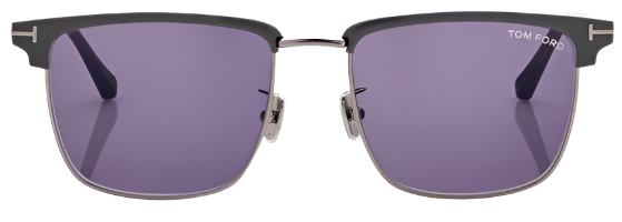 TOM FORD HUDSON-02 51V Clubmaster Sunglasses