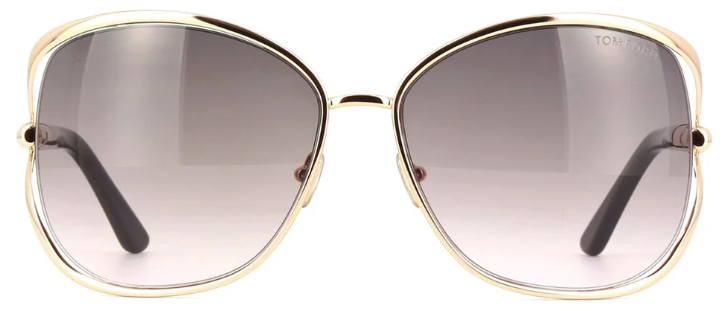 TOM FORD MARTA 28B Oversized Square Sunglasses