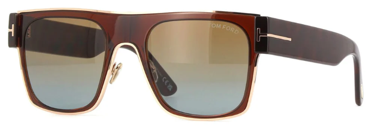 TOM FORD EDWIN 48F Flattop Sunglasses