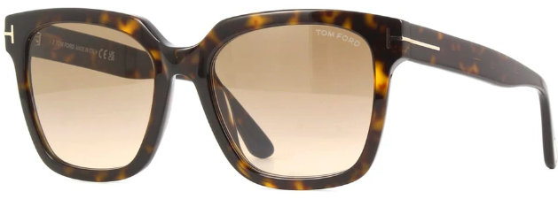 TOM FORD SELBY 52F Square Sunglasses